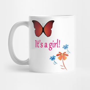 It's a girl! Mug